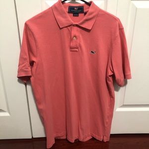 Vineyard Vines Salmon Polo (S)